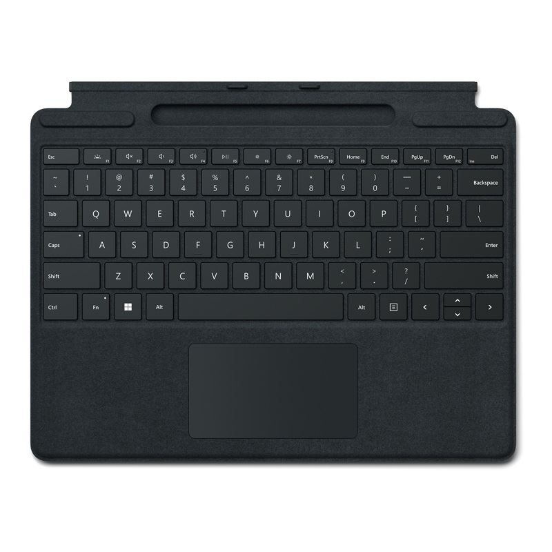Microsoft Surface Pro8/X DE Type Cover - Black Projekt Retail (P)