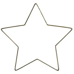 IB Laursen Deko Stern Stella Metall, Ø 20 cm, gold