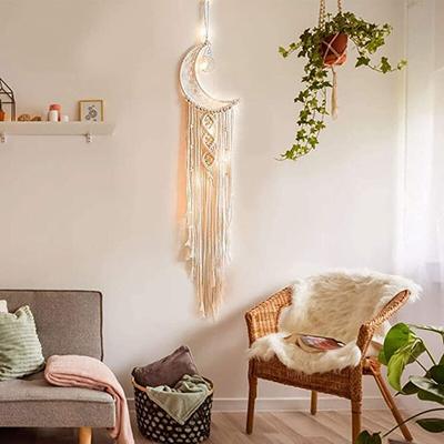 Smart Shopping Spot Bohemian Chic Macrame Wall Hanging Tapestry For Home Decor Perfect Room Accent For Girls' Rooms And Gift Ideas Bohemian Chic Macrame Wall Hanging Tapestry For Home Decor Perfect Room Accent For Girls' Rooms And Gift Ideas