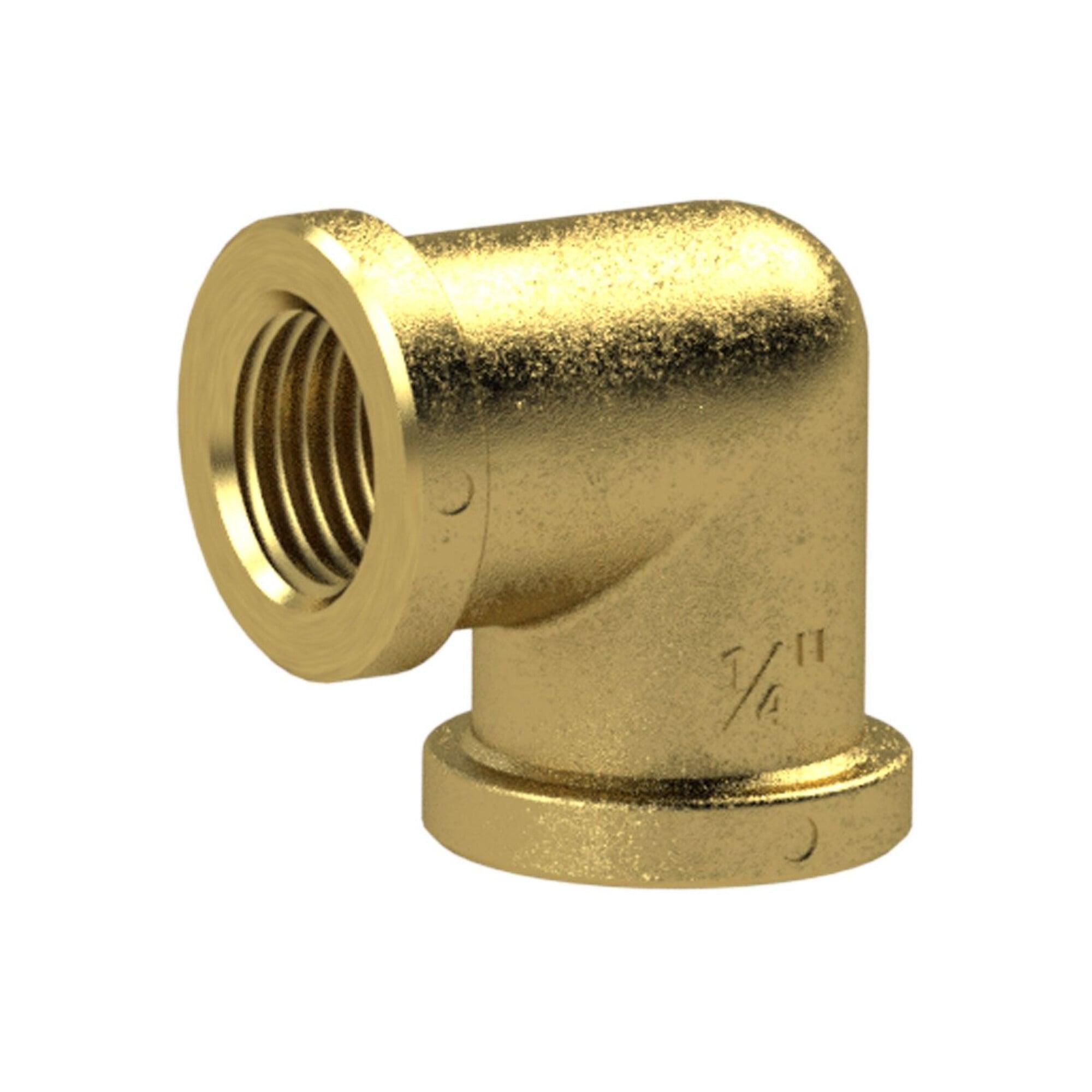 Riegler Winkelstück, 90 °, innen/innen, G1/2, Druck 16 bar, Messing blank (WST12MS90II)