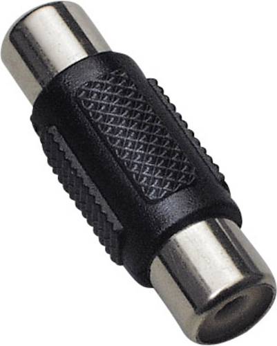 BKL Electronic 1102001 1102001 Cinch Audio Adapter [1x Cinch-Buchse - 1x Cinch-Buchse] Schwarz