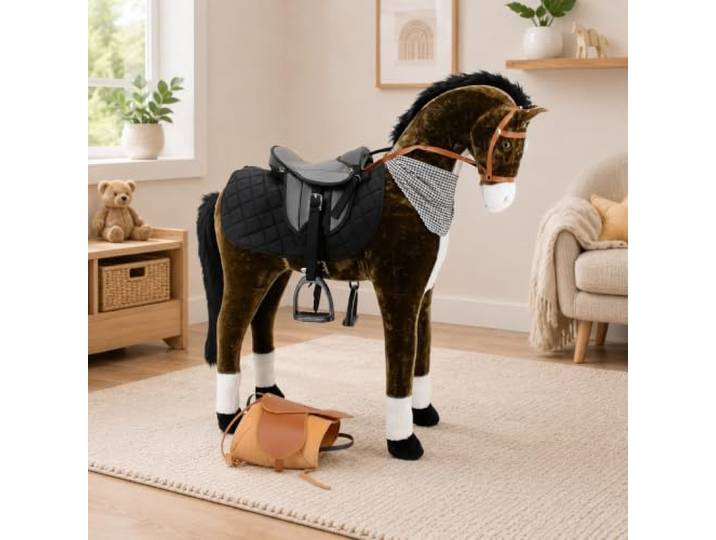 Sweety Toys 14132 Stehpferd Plüschpferd Reittier 110 cm