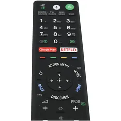 Sony Original Fernbedienung RMF-TX300E, 149332011, VOICE Remote (Gerätespezifische Fernbedienung, Bluetooth, Infrarot), Fernbedienung, Schwarz