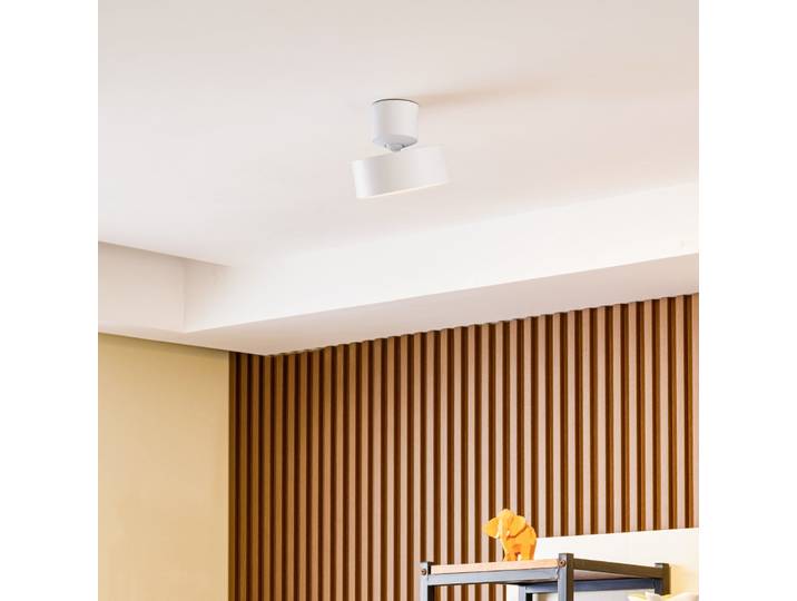 Nivoria LED Spotlight Adjustable White - Lindby - Wohnzimmer - Modern - Aluminium - Rund