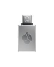 Cherry USB-Adapter USB Typ A W bis USB-C M 3.0 OTG Silber (61710036)