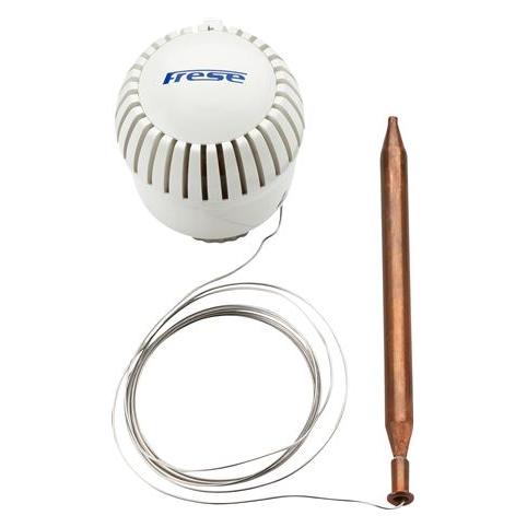 Frese termostat m. fjernføler - Termostat med fjernføler t/vand og luft, 2,5 mm (53-1990)