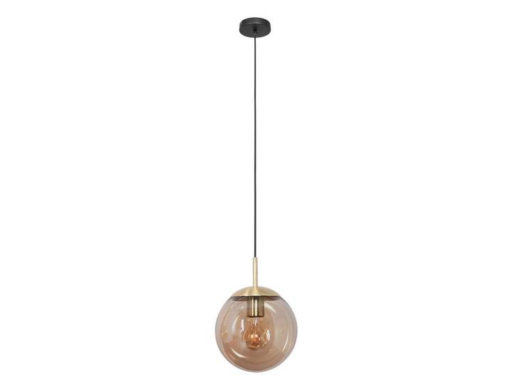 Hängeleuchte Bollique, Schwarz, Messingfarben, Metall, Glas, Kugel, 35-175 cm, Europäischer Sicherheitsstandard, LED-Leuchtmittel austauschbar, Lampen & Leuchten, Innenbeleuchtung, Hängeleuchten, Pendelleuchten