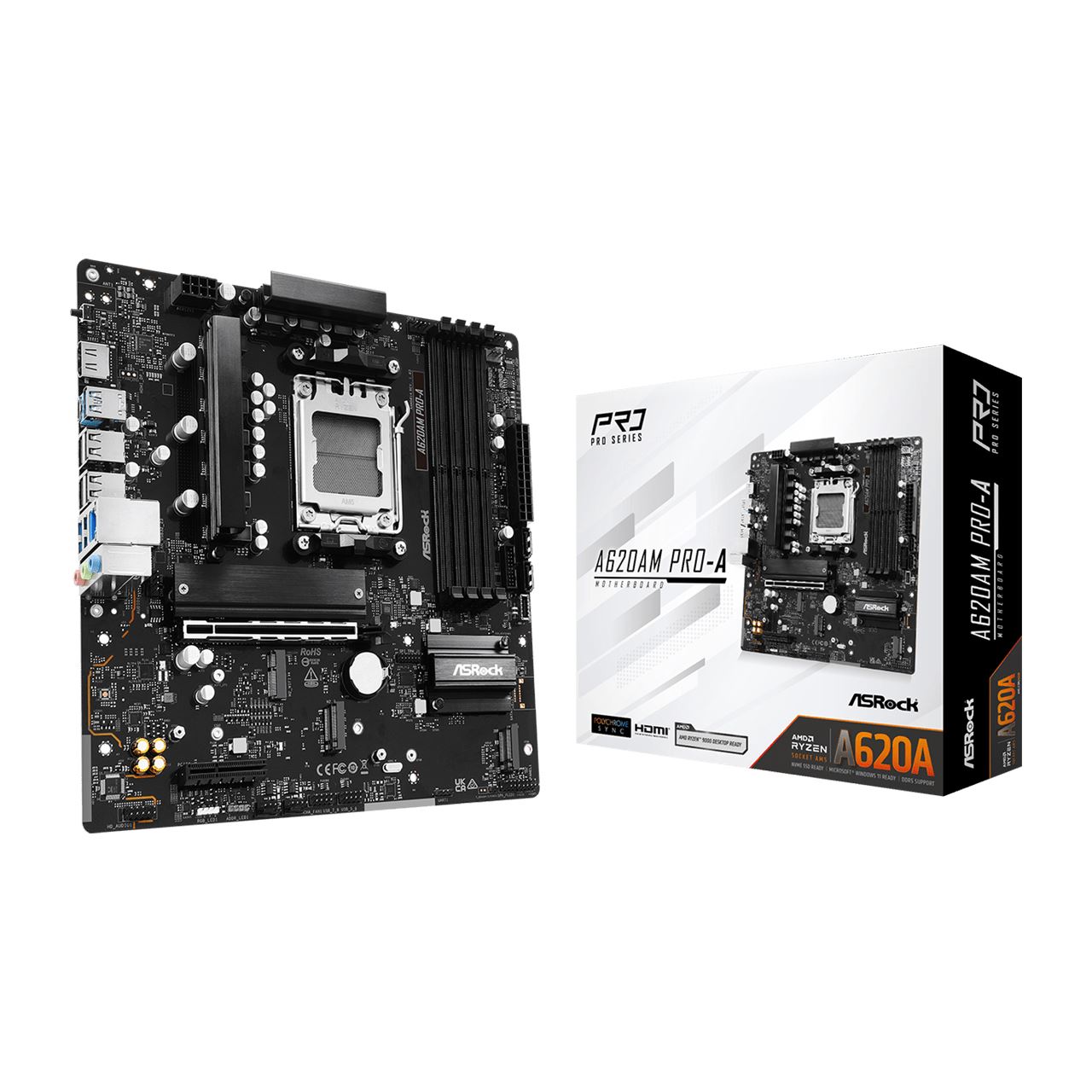 ASRock A620AM Pro-A AMD A620A So.AM5 DDR µATX Retail