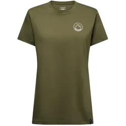 La Sportiva, Damen, Sportshirt, Circle Logo T-Shirt W - Damen T-Shirt aus Bio-Baumwolle (S), Grün, S