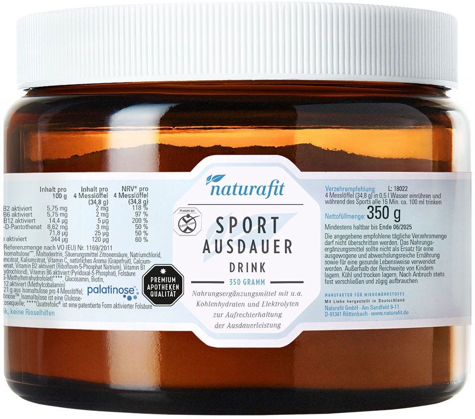 Naturafit Sport Ausdauer Drink Pulver 350 g