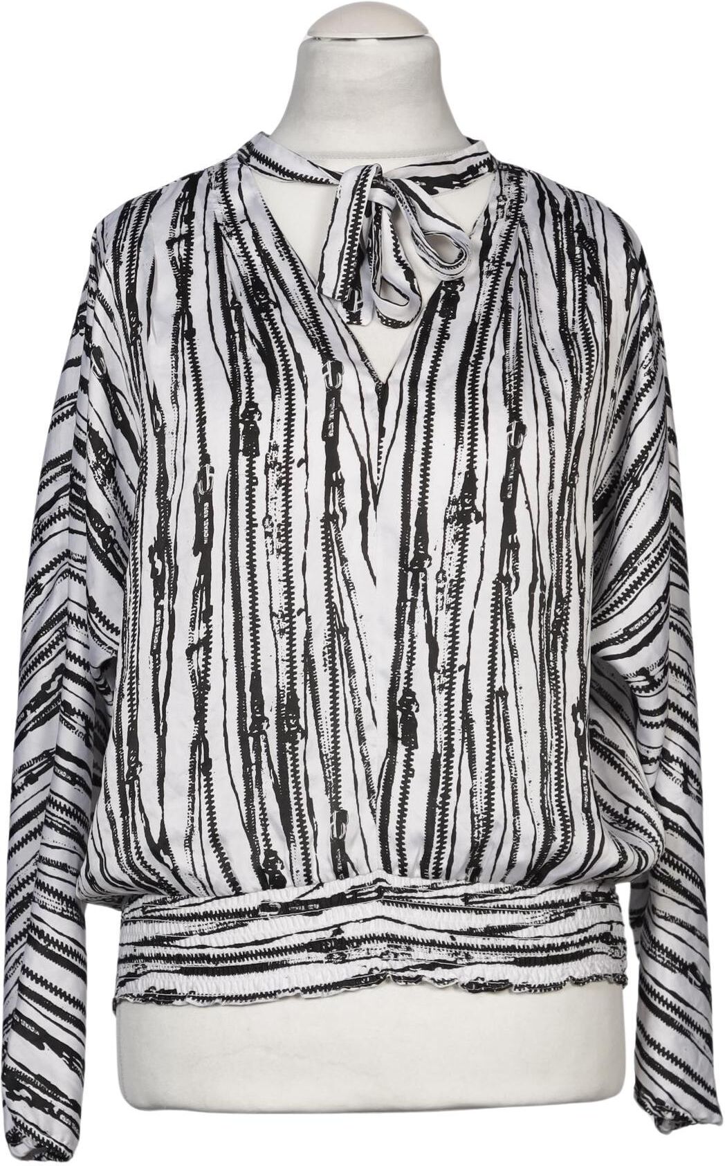 Michael Michael Kors Damen Bluse, Mehrfarbig, Gr. L, Synthetik - Second Hand