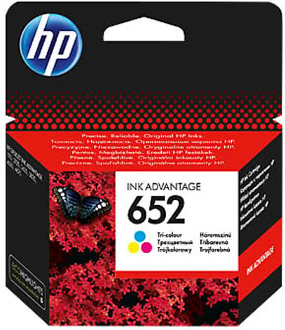 HP 652 tinteiro cores ( F6V24AE)