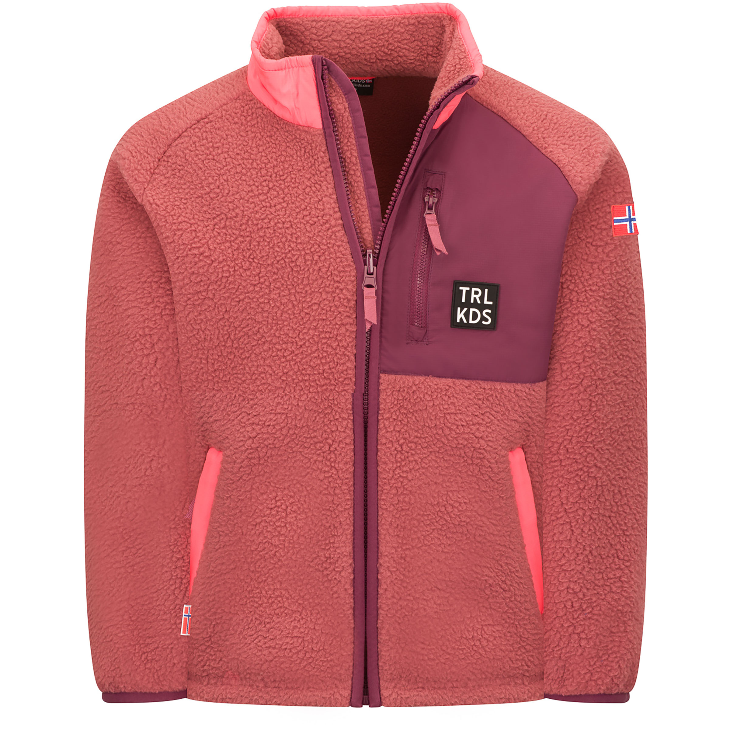 Trollkids Odda XT Kinder Fleecejacke rot Größe 164 Trekking Schnell trocknend