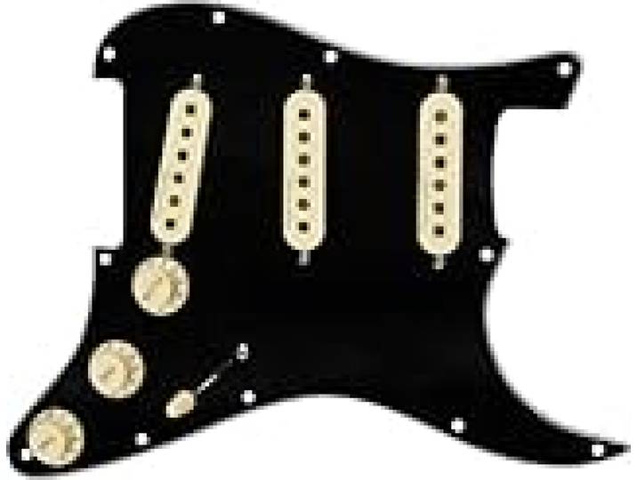 Fender Pickguard Strat Pré-câblé, Vintage Noiseless SSS