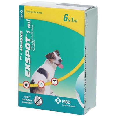Exspot Lösung f.Hunde 6x1 ml