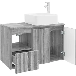 vidaXL, Badmöbelset, Badezimmermöbel-Set