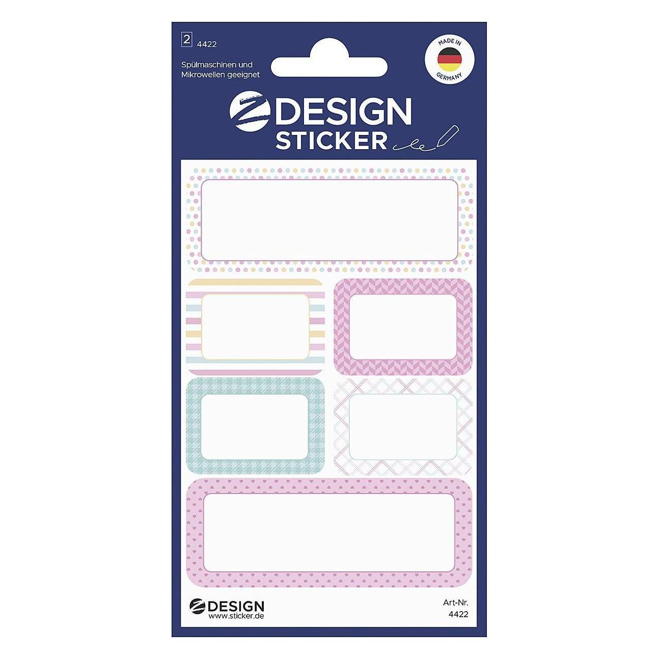Z-Design Sticker zum Beschriften (4422)