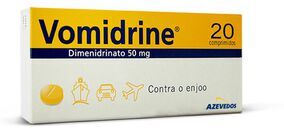 Vomidrine Tratamento Contra o Enjoo 20 comprimidos