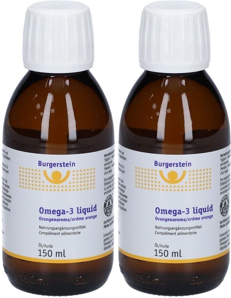 Omega 3 Liquid Burgerstein x2 2x150 ml Liquidum