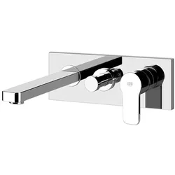 Gessi Emporio Corso Venezia, Fertigmontageset für Wanne-Einhebelmischer, 47226031