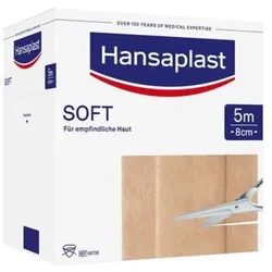 Hansaplast Soft 5mx8cm Pflaster Rolle 1 ST