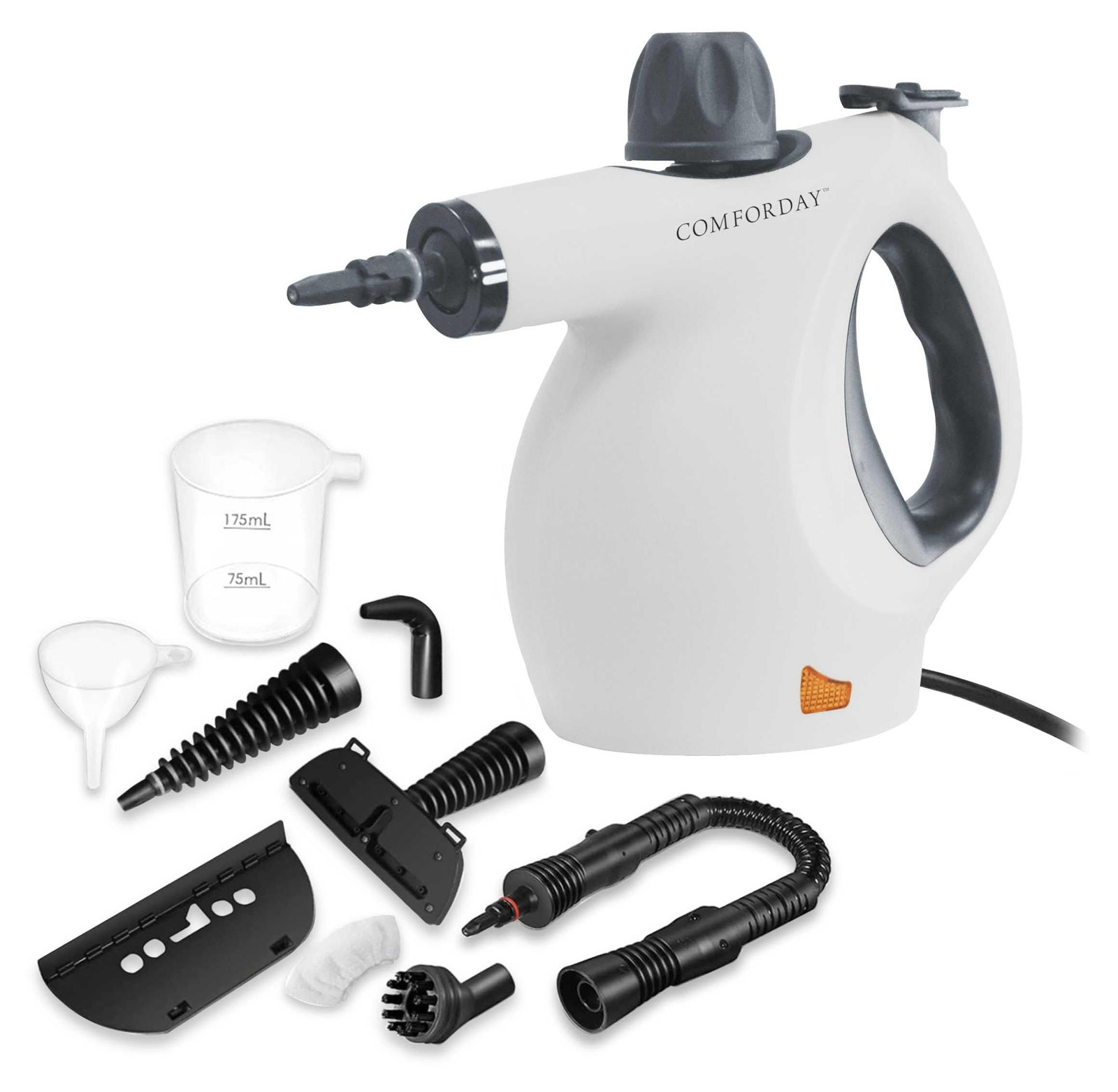 Selius Multifunctionele stoomreiniger met 9 accessoires - Grijs
