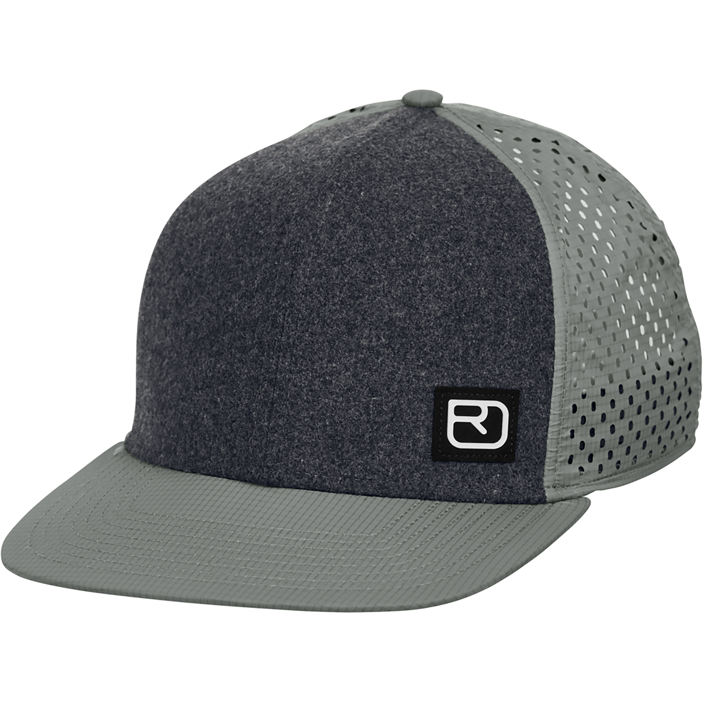 Ortovox Logo Air Trucker Cap Basecaps grau Größe 58 Trekking Schnell trocknend Lyocell (Tencel) | Pertex