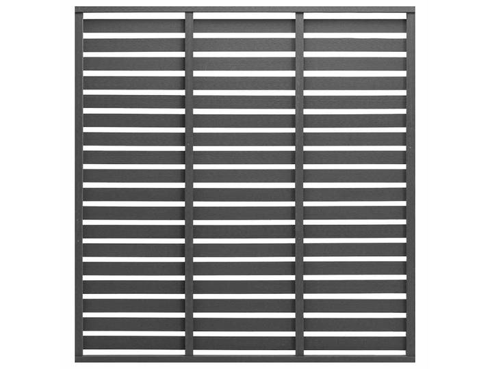 vidaXL Zaunelement Wpc 180/180 Cm Grau, 4x180 cm, Gartenzubehör