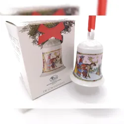DKG utils Hutschenreuther Porzellan Weihnachtsglocke Glocke 1995 mit Originalverpackung