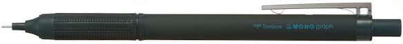 Tombow stiftpenna MONO graph Lite 0,5 smokey svart 5st