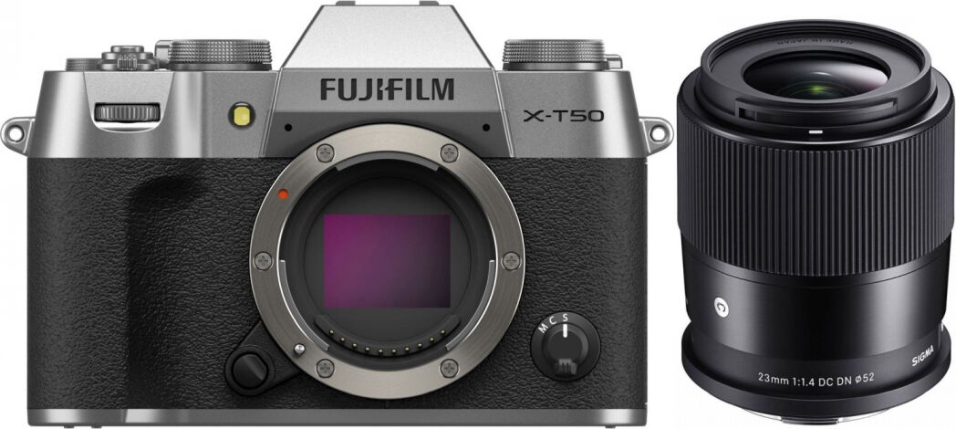 Fujifilm X-T50 silber + Sigma 23mm f1,4 DC DN (C)   -80,00EUR Sigma 65 Jahre Jubiläumskampagne