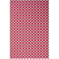 benuta Pop In- & Outdoor-Teppich Jovis Pink 200x285 cm - Teppich für Balkon, Terrasse & Garten