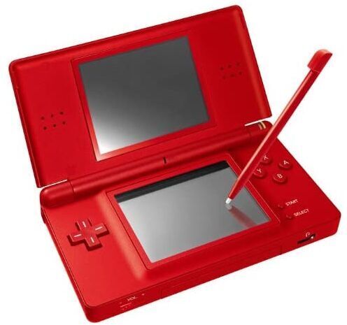 Nintendo DS Lite   inkl. Spiel   Rot   Dr. Kawashimas Gehirn-Jogging (DE Version) - Refurbished