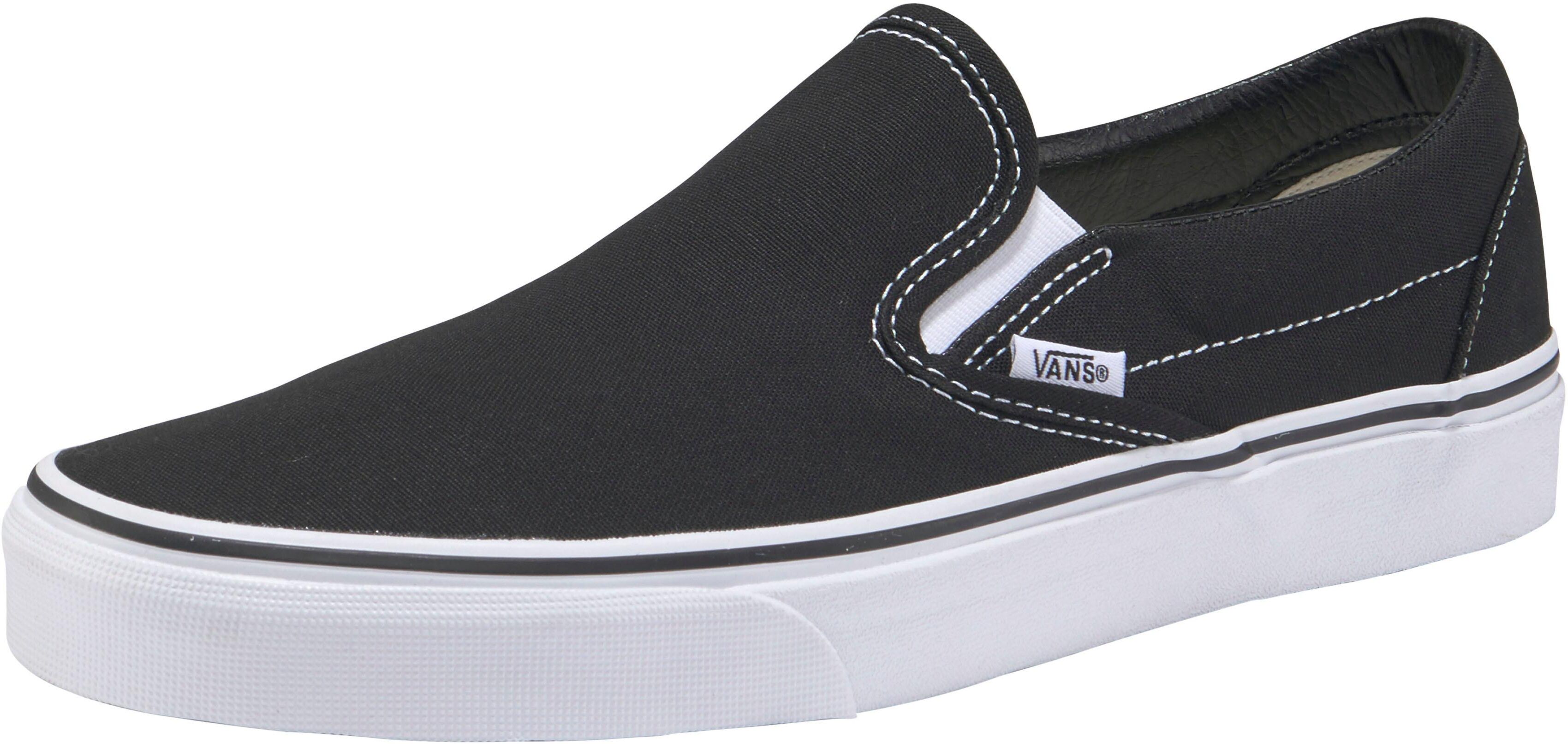 Slip-On Sneaker VANS "UA Classic Slip-On", Herren, Gr. 40, schwarz, Textil, Schuhe Slip-On Sneaker, aus textilem Canvas-Material schwarz 40