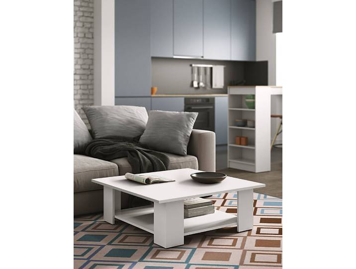 Couchtisch Square 67 x 31 x 67cm Weiß/Weiß
