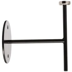 Deko-Light Zubehör für LED-Magnetleuchte MIRAM – Wandhalter, B/H: 8.5cm/9.6cm, Aufbauversion, magnetisch, mechanisch, schwarz D-930619
