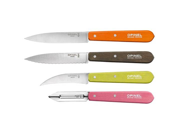 Coffret 4 couteaux N°112, N°113, N°114 et N°115 Essentiels Fifties Opinel