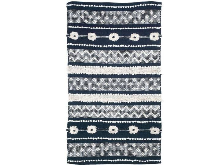Tapis Bohème Ethnique noir