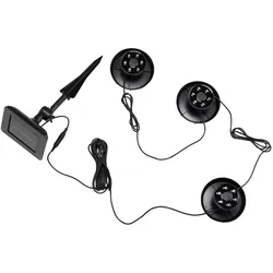 Haushalt International LED Solar Gartenteich Strahler Set Unterwasserbeleuchtung 70559