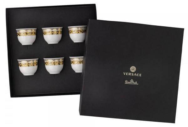 Versace Virtus Gala Wit Set met 6 kleine bekers