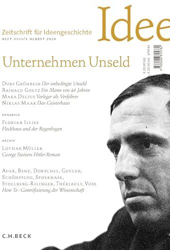 Jan Bürger - Zeitschrift für Ideengeschichte Heft XVIII/3 Herbst 2024: Unternehmen Unseld - Preis vom 30.09.2026 09:01:18 h