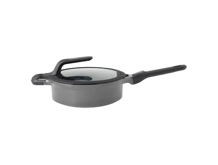 Sauteuse avec couvercle gris 24 cm - Gem