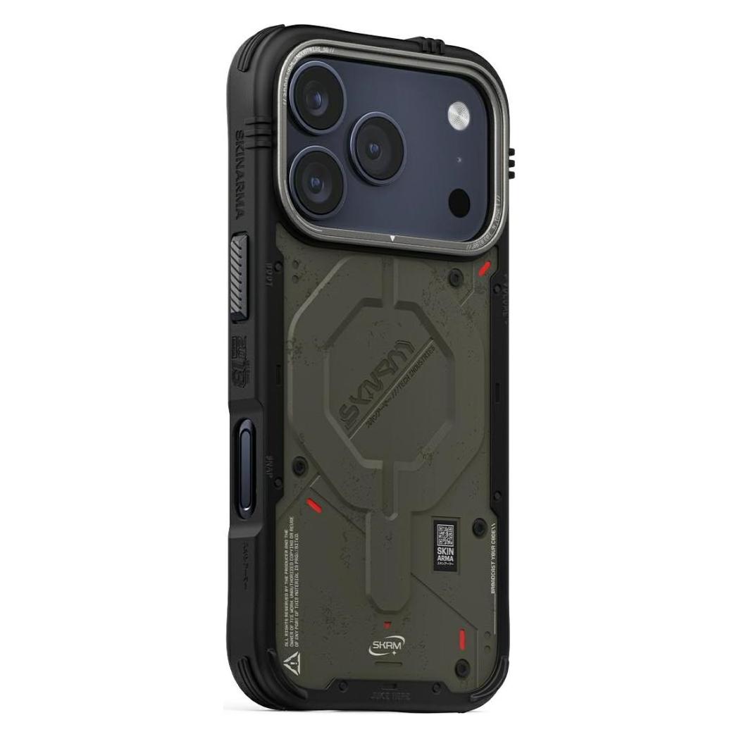 Etuui Case Skinarma Vigor MagSafe for iPhone 17 Pro green (Apple iPhone 17 Pro) (SK-2025IPP6.3-VGR-FOR)