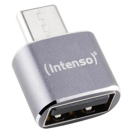 Intenso 3-pack USB Adapter USB-A -> USB-C C480C Aluminium (USB-A, USB-C) (7600113)