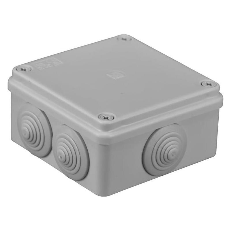 Pawbol S-Box 106 - Wasserdichte Anschlussdose - 100 x 100 x 50 mm - IP65 - Grau (PAWBOL)