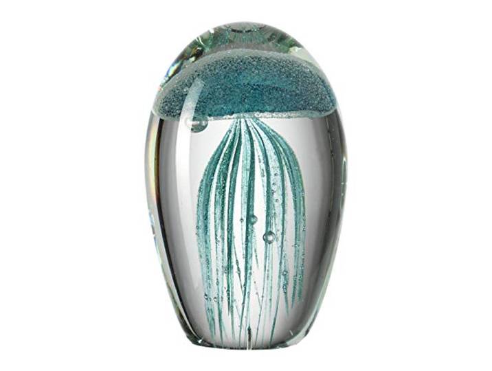 Leonardo 026023 Oceano Objet Méduse Turquoise