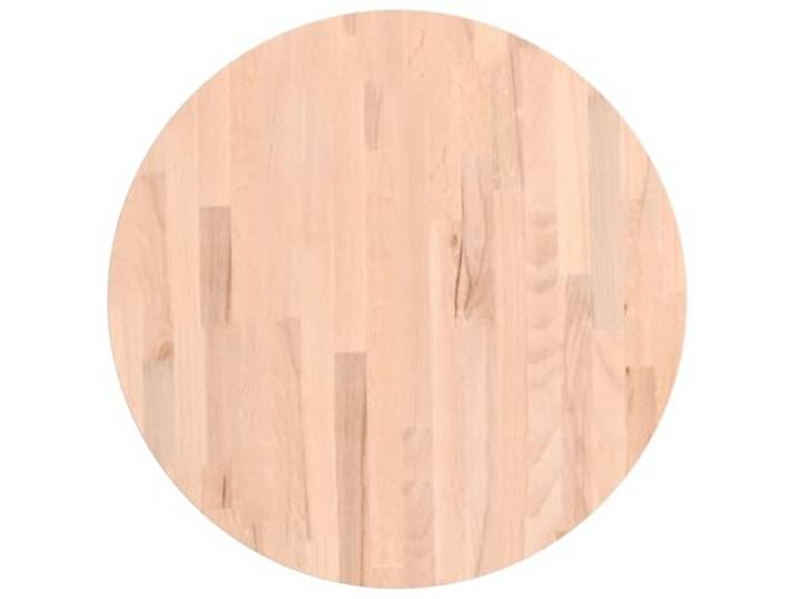 HGPOTUY Runde Tischplatte 60x4 cm Massivholz Buche Massivholz Buche,gerade Maserung,einfache Reinigung,Unikat Farbvariation,Couchtisch,Möbelprojekt,gewerblich