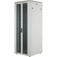 Netzwerkschrank Unique Serie - 800x800 mm (BxT), IT-Schrank hellgrau, 42 Höheneinheiten