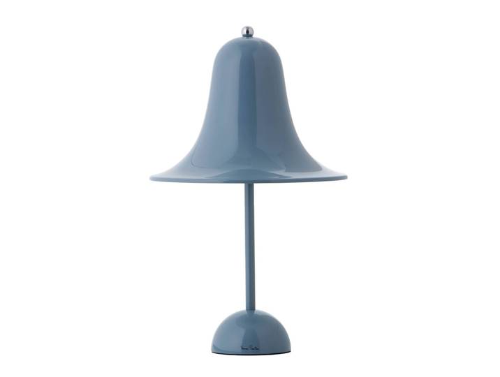 Verpan Designer Tischlampe Pantop, blau, für Wohn- / Esszimmer, Metall, Design, Tischlampe