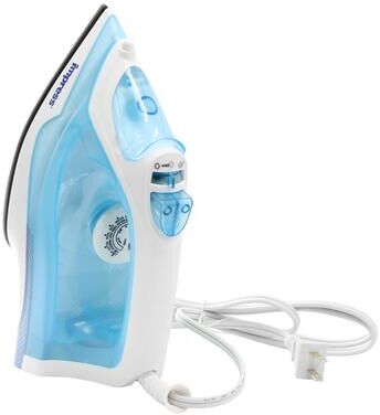 Impress Mid-Sized Spray Steam and Dry Iron in Blue with Nonstick Soleplate